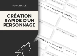 Création rapide d'un personnage