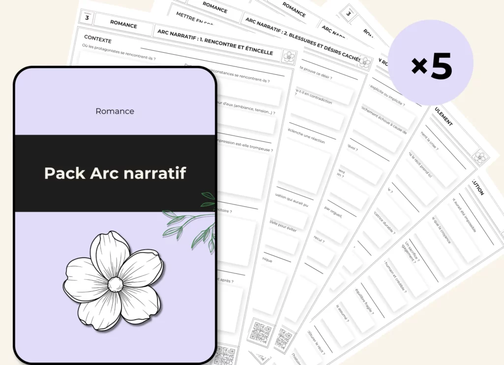 LOUP BLANC - Romance - Vignette Pack Arc narratif