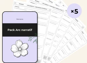 Romance - Pack Arc narratif (5 fiches)