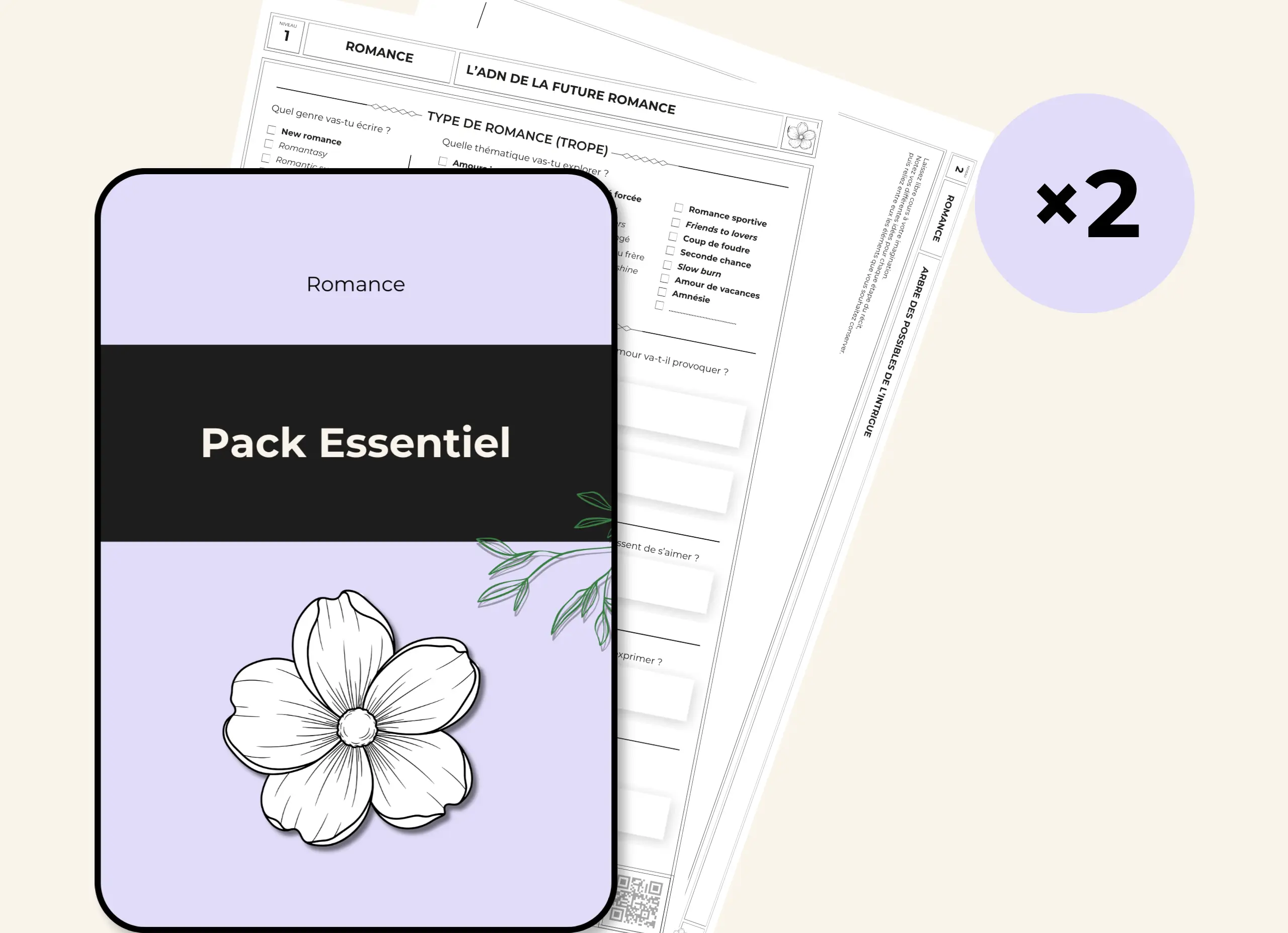 Romance - Pack Essentiel (2 fiches)